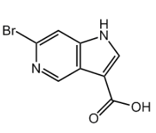 6-溴-5-氮杂吲哚-3-羧酸，CAS :1000341-77-4