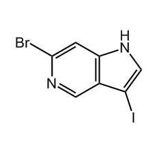 6-bromo-3-iodo-1H-pyrrolo[3,2-c]pyridine，CAS:1000341-73-0
