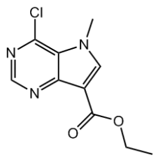 Ethyl 4-chloro-5-methyl-5H-pyrrolo[3,2-d]pyrimidine-7-carboxylate,CAS:1234616-53-5