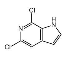 5,7-二氯-1H-吡咯并[2,3-c]吡啶,CAS:1001412-41-4