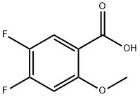 4,5-二氟-2-甲氧基苯甲酸, CAS:425702-18-7