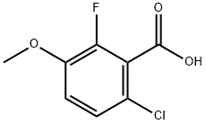 6-氯-2-氟-3-甲氧基苯甲酸, CAS:886499-58-7