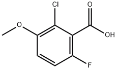 2-氯-6-氟-3-甲氧基苯甲酸,CAS:886499-40-7