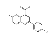 2-(4-氯苯基)-6-甲基-喹啉-4-羧酸|cas351332-56-4