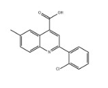 2-(2-氯苯基)-6-甲基-喹啉-4-羧酸|cas522598-05-6