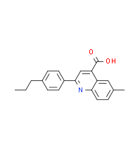 6-甲基-2-(4-丙基苯基)-喹啉-4-羧酸|cas438219-45-5