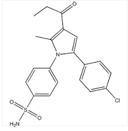 4-[5-(4-氯苯基)-2-甲基-3-丙酰基吡咯-1-基]苯磺酰胺|cas1000279-69-5