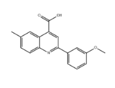 2-(3-甲氧苯基)-6-甲基-喹啉-4-羧酸|cas438213-44-6