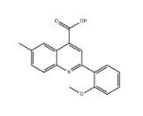 2-(2-甲氧苯基)-6-甲基-喹啉-4-羧酸|cas667435-77-0