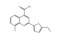 2-(5-乙基噻吩-2-基)-8-甲基-喹啉-4-羧酸|cas438229-38-0