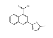 8-甲基-2-(5-甲基-2-呋喃)-喹啉-4-羧酸|cas438227-14-6