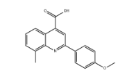 2-(4-甲氧苯基)-8-甲基-喹啉-4-羧酸|cas107027-47-4