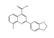 2-(1,3-苯并二唑-5-基)-8-甲基喹啉-4-羧酸|cas932796-11-7