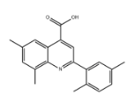 2-(2,5-二甲基苯基)-6,8-二甲基-喹啉-4-羧酸|cas438228-75-2
