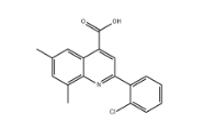 2-(2-氯苯基)-6,8-二甲基喹啉-4-羧酸|cas587850-79-1