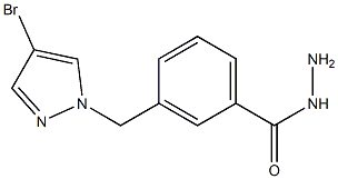 3-[（4-溴-1H-吡唑-1-基）甲基]苯甲酰肼,CAS:1001757-38-5