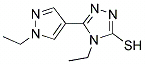 4-乙基-5-（1-乙基-1H-吡唑-4-基）-4H-[1,2,4]三唑-3-硫醇,CAS:1001756-07-5