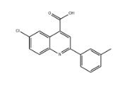6-氯-2-(3-甲基苯基)-喹啉-4-羧酸|cas724749-61-5