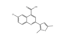 6-氯-2-(2,5-二甲基-3-噻吩)-喹啉-4-羧酸|cas847503-13-3