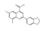 2-(1,3-苯并二唑-5-基)-6,8-二甲基-喹啉-4-羧酸|cas588674-04-8