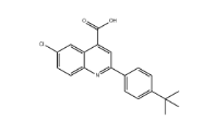 2-(4-叔丁基苯基)-6-氯喹啉-4-羧酸|cas590355-49-0