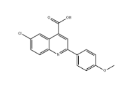 6-氯-2-(4-甲氧苯基)喹啉-4-羧酸|cas116734-25-9