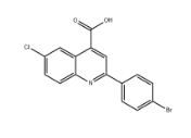 喹啉-4-羧酸,2-(4-溴苯基)-6-氯-|cas342017-94-1