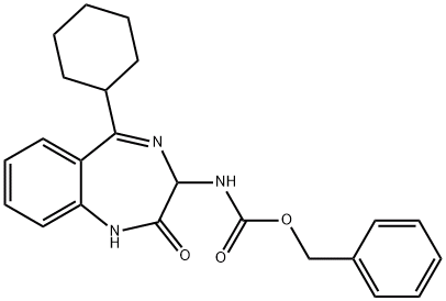 Z-(R,S)-3-amino-5-cyclohexyl-2-oxo-1,4-benzodiazepine, CAS:146373-94-6