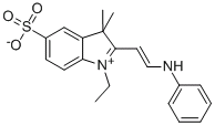 1-Ethyl-3,3-dimethyl-2-(2-(phenylamino)-vinyl)-3H-indol-1-ium-5-sulfonate, CAS:146368-09-4