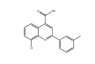 8-氯-2-(3-甲基苯基)-喹啉-4-羧酸|cas588677-32-1