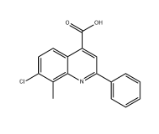 7-氯-8-甲基-2-苯基-喹啉-4-羧酸|cas500346-26-9