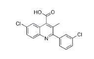 6-Chloro-2-(3-chlorophenyl)-3-methylquinoline-4-carboxylic acid
