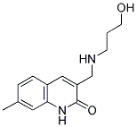 3-[(3-HYDROXY-PROPYLamino)-METHYL]-7-METHYL-1H-QUINOLIN-2-ONE,CAS483286-58-4