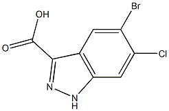 5-Bromo-6-chloro-1H-Indazole-3-carboxylic acid,CAS1467062-18-5