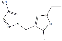 1-[（1-乙基-3-甲基-1H-吡唑-4-基）甲基]-1H-吡唑-4-胺,CAS:1001757-48-7