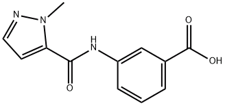 3-(1-methyl-1H-pyrazole-5-amido)benzoic ac, CAS:1002032-75-8
