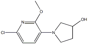1-(6-CHLORO-2-METHOXYPYRIDIN-3-YL)PYRROLIDIN-3-OL,CAS1467061-80-8