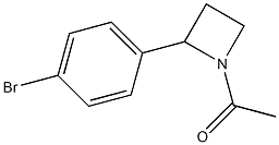 1-[2-(4-BromOPHENYL)AZETIDIN-1-YL]ETHANONE,CAS1467060-80-5