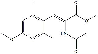 Methyl (2Z)-2-acetamido-3-(4-methoxy-2,6-dimethylphenyl)prop-2-enoate,CAS:126312-58-1