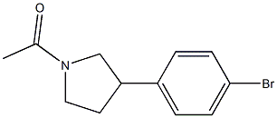 1-[3-(4-BromOPHENYL)PYRROLIDIN-1-YL]ETHANONE,CAS1467060-22-5