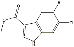 methyl 5-Bromo-6-chloro-1H-indole-3-carboxylate,CAS1467059-91-1