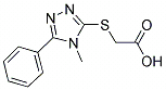 (4-METHYL-5-PHENYL-4 H-[1,2,4]TRIAZOL-3-YLSULFANYL)-ACETIC ACID,CAS482653-69-0