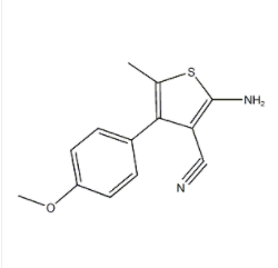 2-氨基-4-(4-甲氧苯基)-5-甲基噻吩-3-甲腈|cas100005-23-0