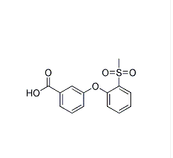 3-[(2-Methylsulfonyl)phenoxy]benzoicacid|cas1000018-54-1