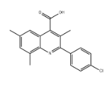 2-(4-氯苯基)-3,6,8-三甲基喹啉-4-羧酸|cas895923-44-1