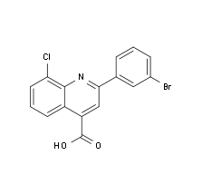 2-(3-Bromophenyl)-8-chloroquinoline-4-carboxylic acid|cas725217-59-4