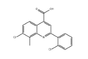 7-Chloro-2-(2-chlorophenyl)-8-methylquinoline-4-carboxylic acid|cas725221-35-2