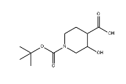 1-(tert-butoxycarbonyl)-3-hydroxypiperidine-4-carboxylic acid,CAS:1260876-51-4