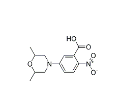 5-(2,6-顺式2,6-二甲基吗啉-4-基)-2-硝基苯甲酸|cas1000018-44-9