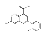 7-Chloro-8-methyl-2-(2-methylphenyl)quinoline-4-carboxylic acid|cas862647-91-4